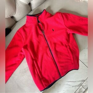Ralph Lauren polo fleece jacket size m 10-12